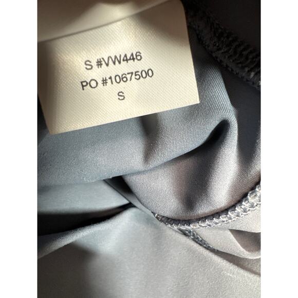 Vuori Studio Pocket Leggings High Waist Smoke Blue Size Small Athleisure Gym - Picture 3 of 3